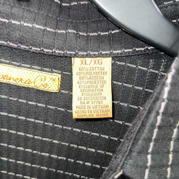 The Havenera Co Polo Shirt Mens Extra Large Multicolor Cotton Blend Buttonless - Picture 4 of 16